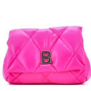 Balenciaga Quilted Pink Clutch Bag